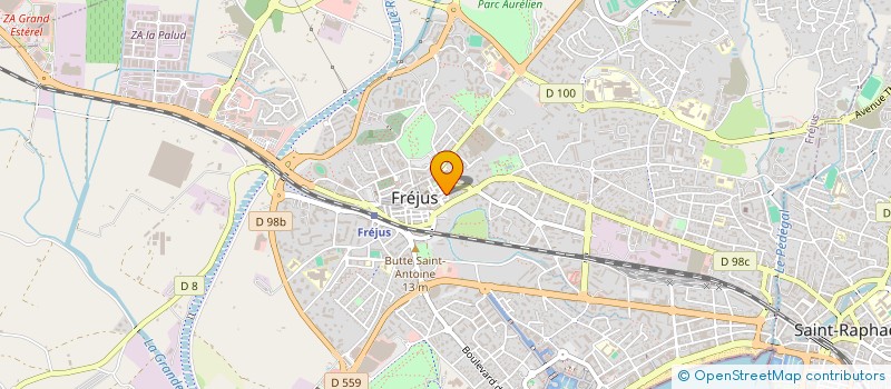 localisation de l'entreprise MADAME ELVIRE BRAOS à FREJUS