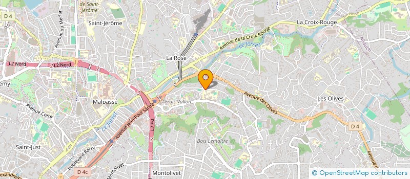 localisation de l'entreprise MADAME ELVIRE CORTES à MARSEILLE