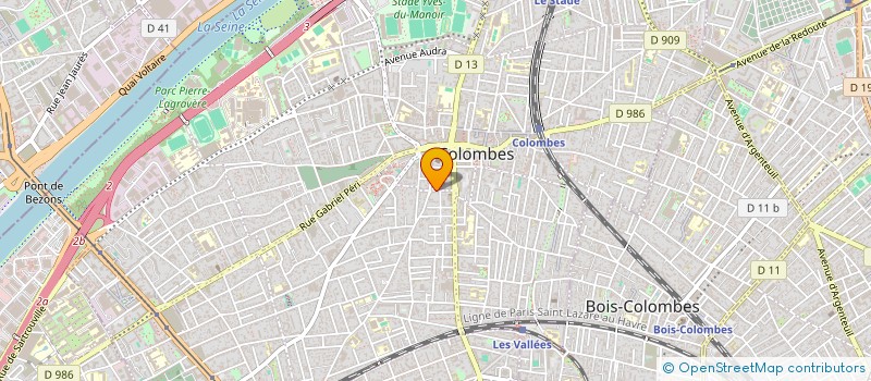 localisation de l'entreprise MADAME ELVIRE COUDRAY DES BOUILLONS à COLOMBES