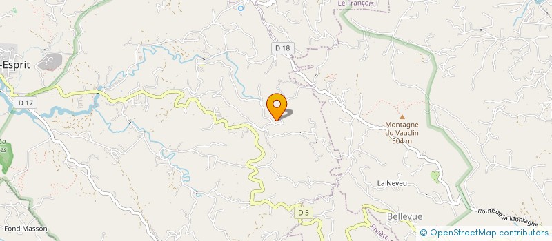 localisation de l'entreprise MADAME ELVIRE CREPIN BAPTE  SAINT-ESPRIT