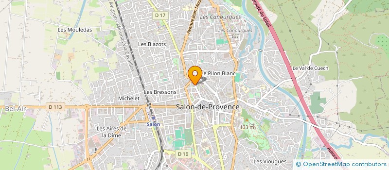 localisation de l'entreprise MADAME ELVIRE DEL FIACCO  SALON-DE-PROVENCE