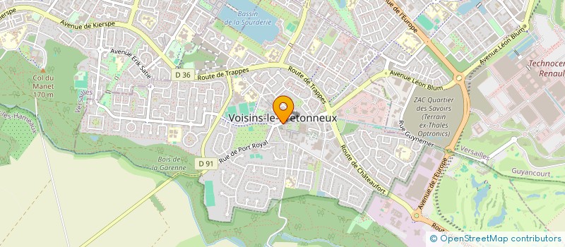 localisation de l'entreprise MADAME ELVIRE ERRANTE  VOISINS-LE-BRETONNEUX