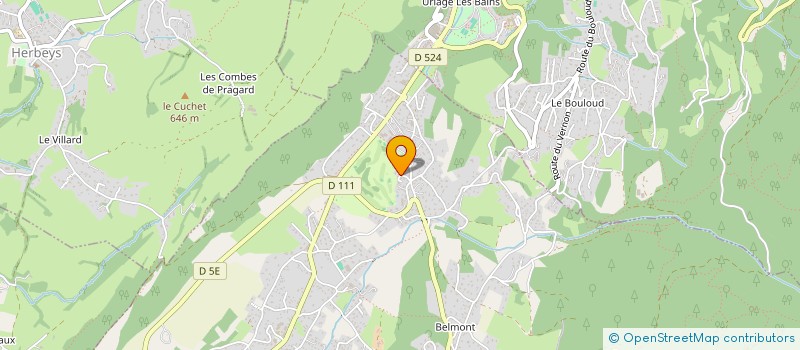 localisation de l'entreprise MADAME ELVIRE MARTHE ANNA MARTINEZ VALENTIN  VAULNAVEYS-LE-HAUT