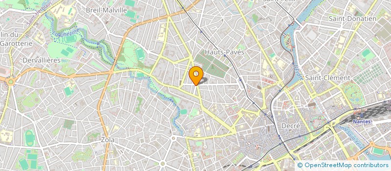 localisation de l'entreprise MADAME ELVIRE PAULET  NANTES