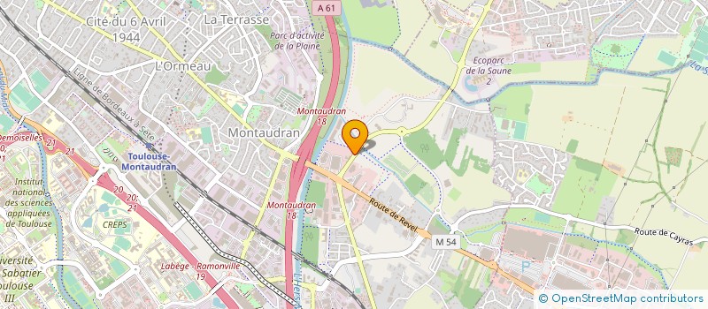 localisation de l'entreprise MADAME ELVIRE PROCHILO à TOULOUSE