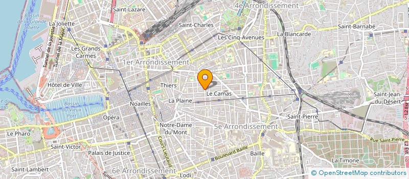 localisation de l'entreprise MADAME ELVIRE SABATIER  MARSEILLE