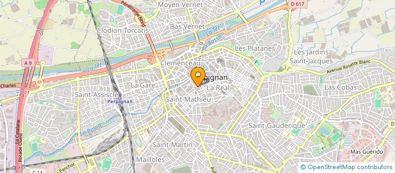 localisation de l'entreprise MADAME ELVIS LYDIE NGUILLA  PERPIGNAN