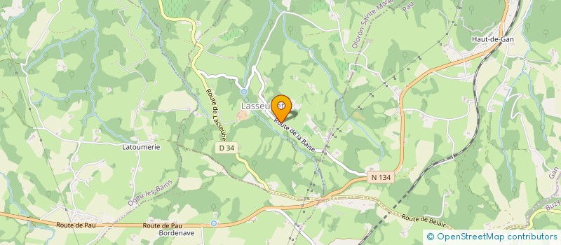 localisation de l'entreprise MADAME ELY MORCILLO CHAVEZ  LASSEUBETAT