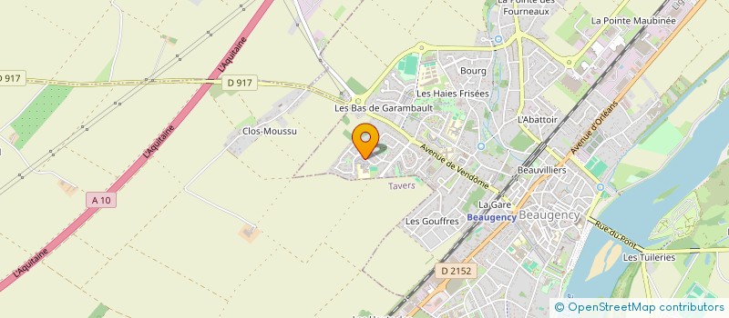 localisation de l'entreprise MADAME ELYANE BOSSTRAETEN à BEAUGENCY
