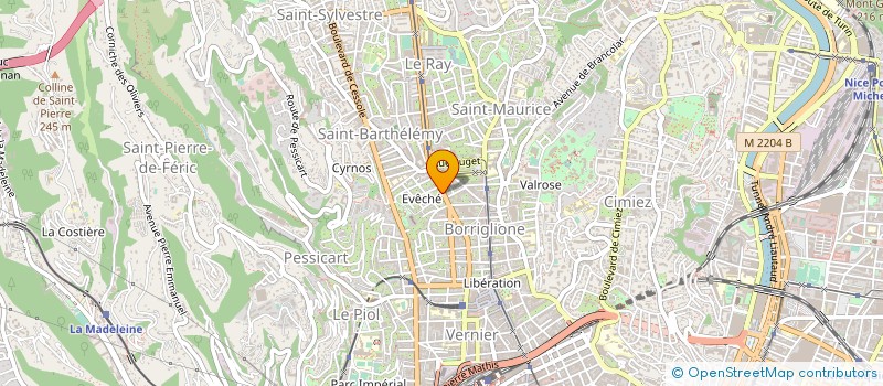 localisation de l'entreprise MADAME ELYANE DONZELLA à NICE
