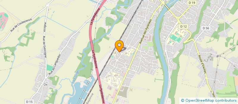 localisation de l'entreprise MADAME ELYANE LERIN  MURET