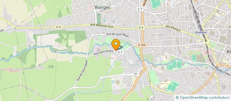localisation de l'entreprise MADAME ELYANE MATHIEU à RIORGES