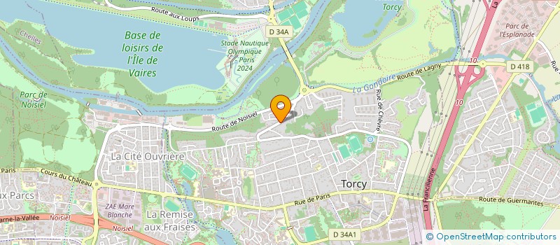 localisation de l'entreprise MADAME ELYANE VIGNAU  TORCY