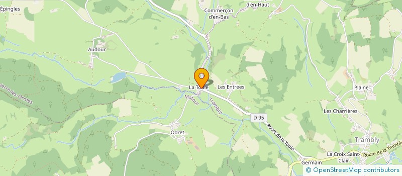 localisation de l'entreprise MADAME ELYETTE CHARDONNET à DOMPIERRE-LES-ORMES