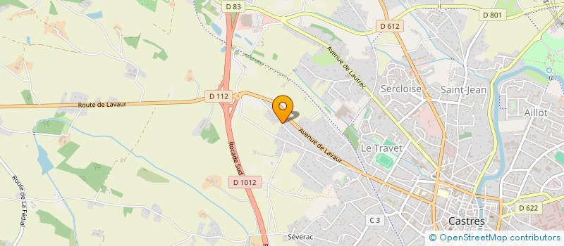 localisation de l'entreprise MADAME ELYETTE ROUFFIAC  CASTRES