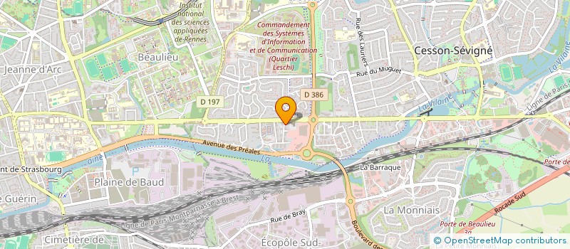 localisation de l'entreprise MADAME ELYN FICADIERE  RENNES