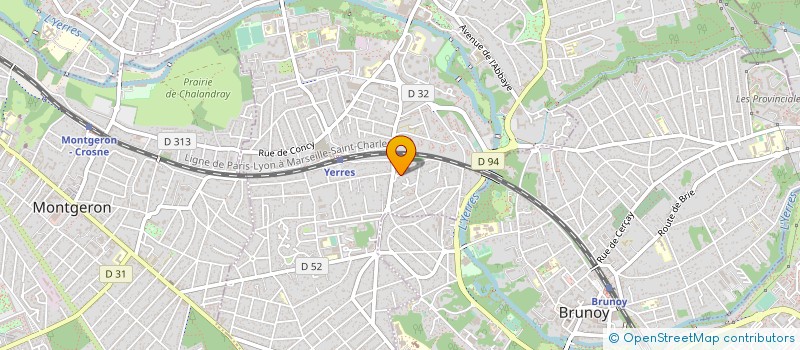 localisation de l'entreprise MADAME ELYNN HABRE  YERRES