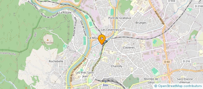 localisation de l'entreprise MADAME ELYONA CONTRERAS à ALES
