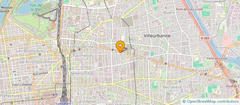 localisation de l'entreprise MADAME ELYORA DRAY  VILLEURBANNE