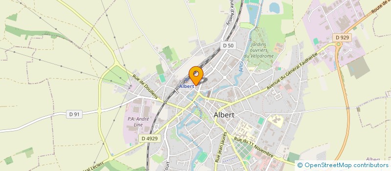 localisation de l'entreprise MADAME ELYSA COURVALET  DERNANCOURT