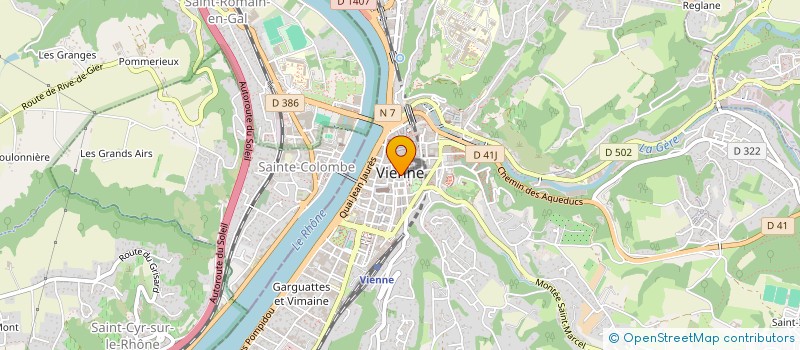 localisation de l'entreprise MADAME ELYSA DELABIA à VIENNE