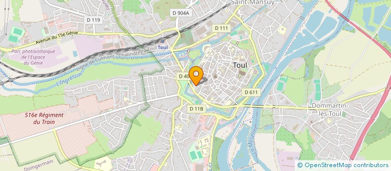 localisation de l'entreprise MADAME ELYSA DEMOULIN  TOUL