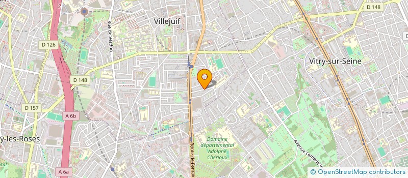 localisation de l'entreprise MADAME ELYSA DUVAL  VILLEJUIF