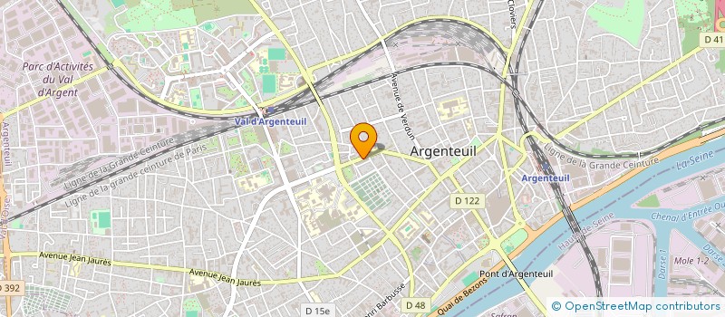 localisation de l'entreprise MADAME ELYSA HAMOUCHI  ARGENTEUIL