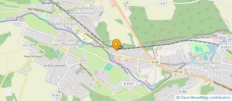 localisation de l'entreprise MADAME ELYSABETH CATHERINE  NONANCOURT