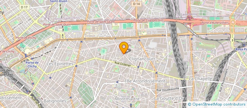 localisation de l'entreprise MADAME ELYSE BENICHOU  PARIS