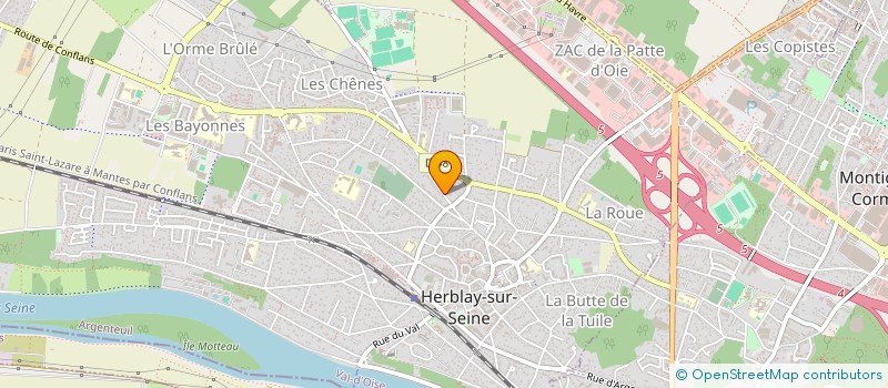 localisation de l'entreprise MADAME ELZA CASELAS à HERBLAY-SUR-SEINE