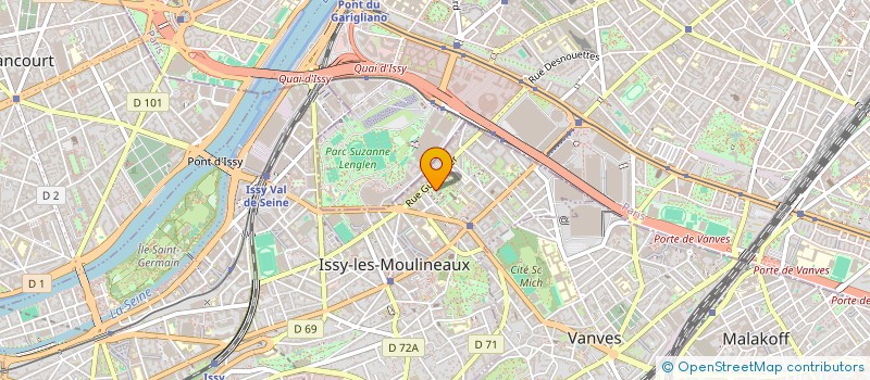 localisation de l'entreprise MADAME ELZA CLAUDOT à ISSY-LES-MOULINEAUX