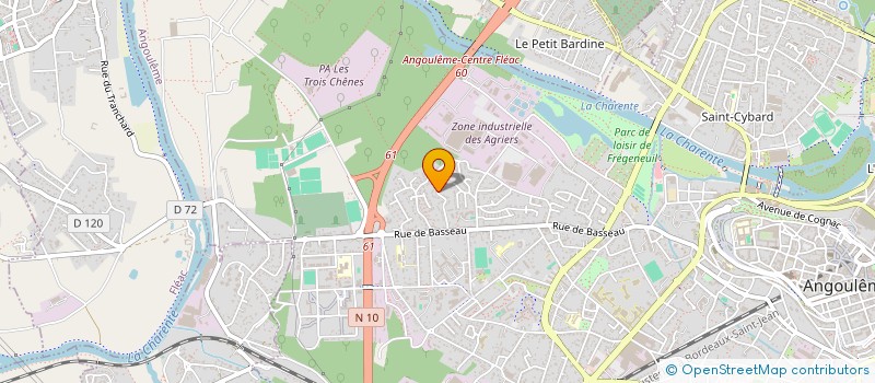 localisation de l'entreprise MADAME ELZA ROXO DO RIO à ANGOULEME