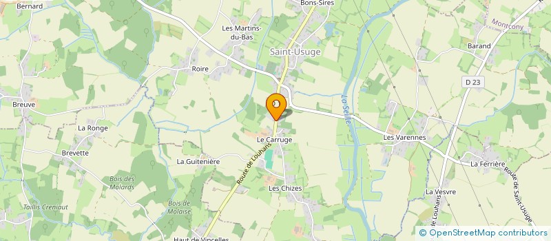 localisation de l'entreprise MADAME ELZBIETA GRODZKA  SAINT-USUGE