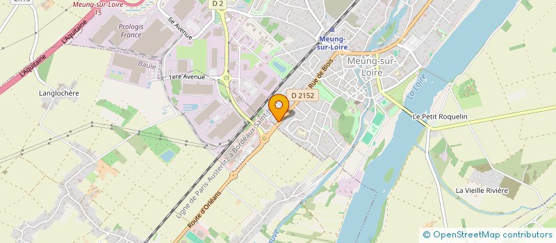 localisation de l'entreprise MADAME ELZBIETA PRZYBYLSKA à MEUNG-SUR-LOIRE