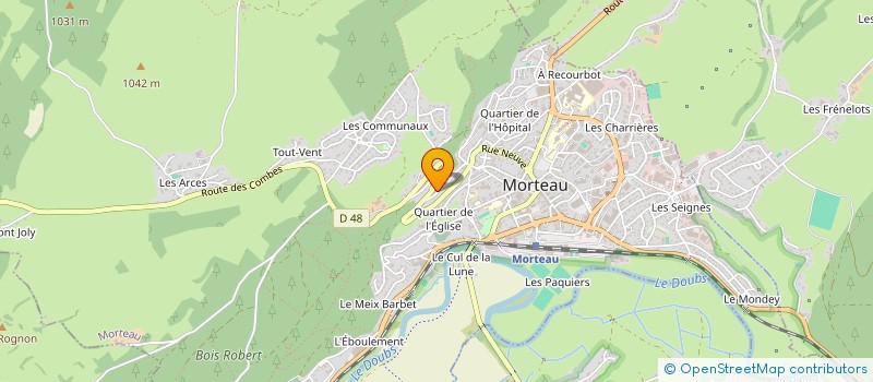 localisation de l'entreprise MADAME ELZBIETA SEKOWSKA  MORTEAU