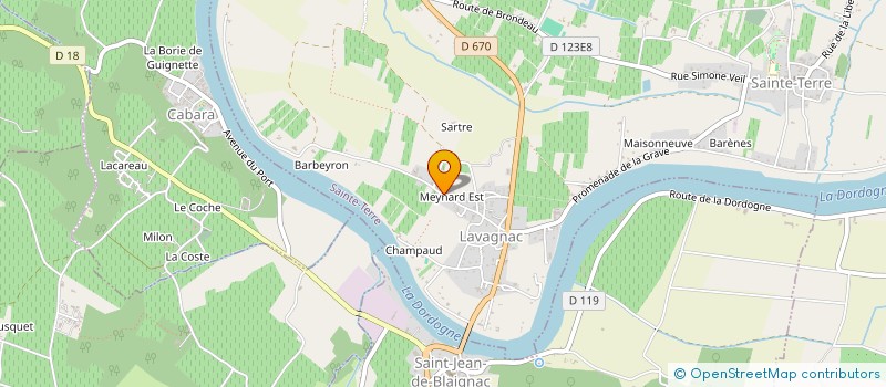 localisation de l'entreprise MADAME ELZBIETA SLOWIK  SAINTE-TERRE