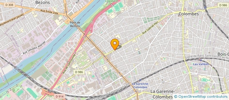 localisation de l'entreprise MADAME EMA ALLOUACHE  NANTERRE