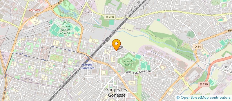 localisation de l'entreprise MADAME EMA BEGUM EP AHMED  GARGES-LES-GONESSE