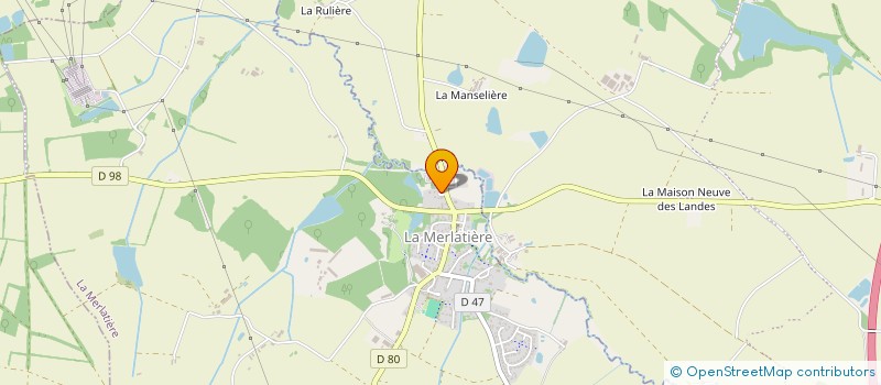 localisation de l'entreprise MADAME EMA BERNIER  LA MERLATIERE