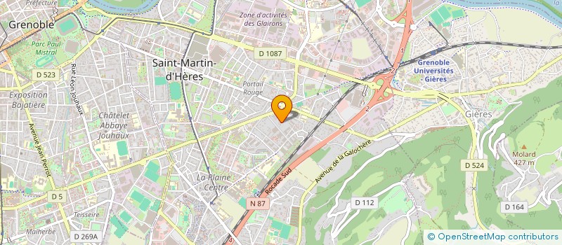 localisation de l'entreprise MADAME EMA BERTHOMIERE  SAINT-MARTIN-D'HERES