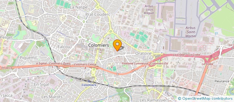 localisation de l'entreprise MADAME EMA COMMELONGUE à COLOMIERS