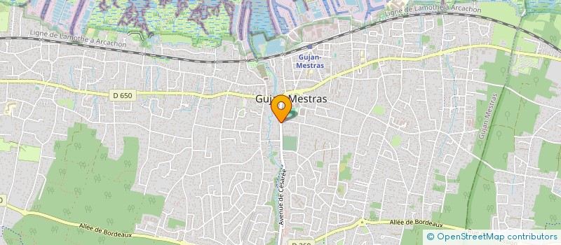 localisation de l'entreprise MADAME EMA DE FATIMA SOUSA NUNES  GUJAN-MESTRAS