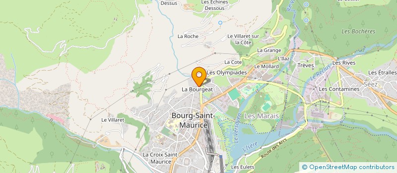 localisation de l'entreprise MADAME EMA HOUBRE  BOURG-SAINT-MAURICE