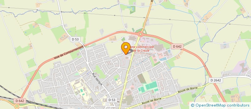 localisation de l'entreprise MADAME EMA LADEN  HAZEBROUCK