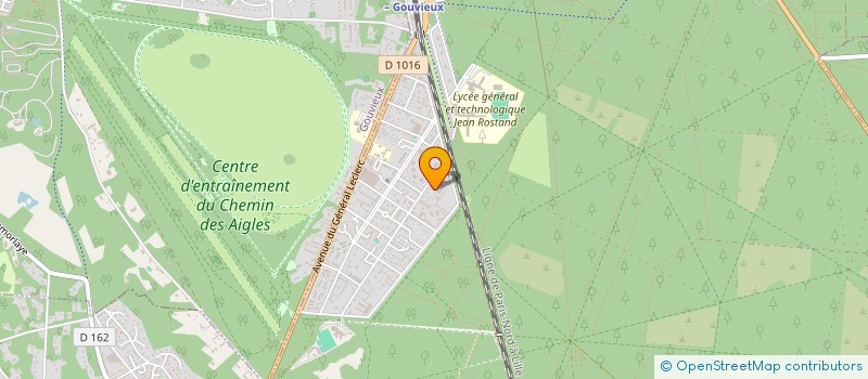 localisation de l'entreprise MADAME EMANUELA DE OLIVEIRA GONCALVES  CHANTILLY