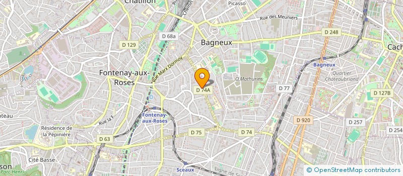 localisation de l'entreprise MADAME EMANUELA MASTROPASQUA à FONTENAY-AUX-ROSES