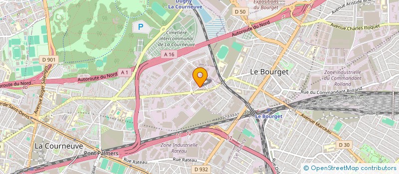 localisation de l'entreprise MADAME EMANUELA MIHAI à LA COURNEUVE