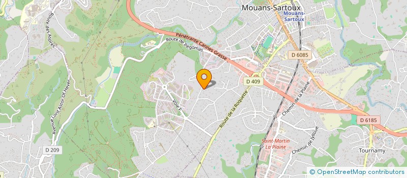 localisation de l'entreprise MADAME EMANUELA SIGNORILE  MOUANS-SARTOUX