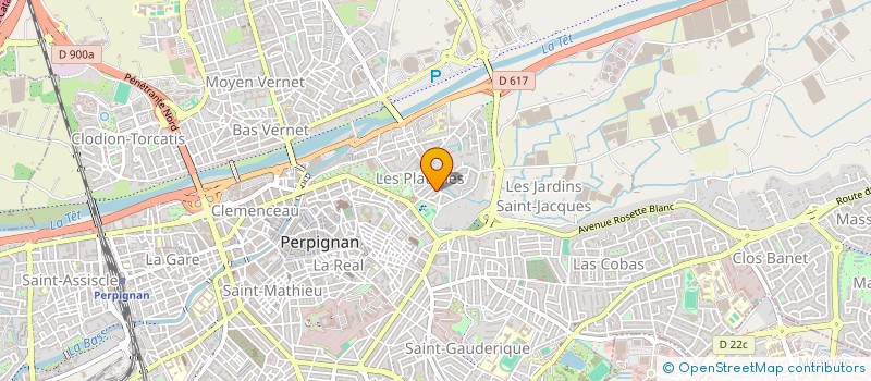 localisation de l'entreprise MADAME EMANUELLE DEMONCHY  PERPIGNAN